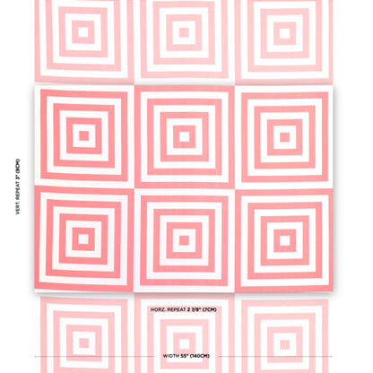 SCHUMACHER  ISOLA INDOOR/OUTDOOR ROXBURY INDOOR/OUTDOOR   Coral   - 180923