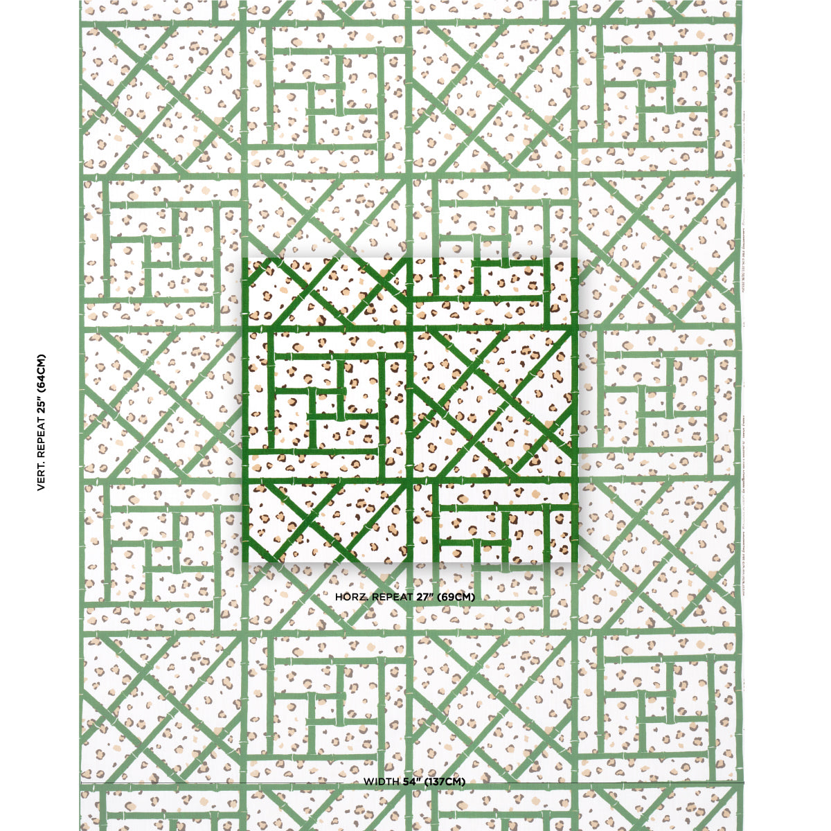 SCHUMACHER  CRISTINA BUCKLEY FANCY BEAST INDOOR/ OUTDOOR PRINTS,HIGH PERFORMANCE,INDOOR/OUTDOOR PRINTS,HIGH PERFORMANCE,INDOOR/OUTDOOR SAFARI GREEN   - 180950