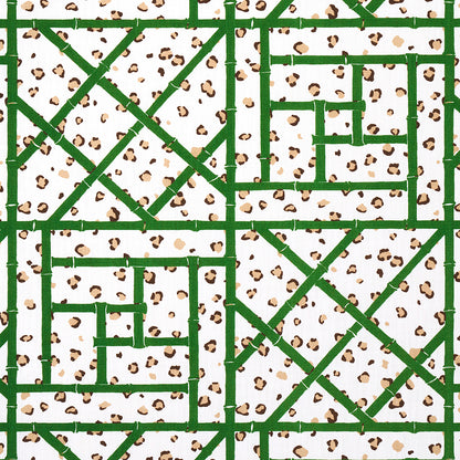 SCHUMACHER  CRISTINA BUCKLEY FANCY BEAST INDOOR/ OUTDOOR PRINTS,HIGH PERFORMANCE,INDOOR/OUTDOOR PRINTS,HIGH PERFORMANCE,INDOOR/OUTDOOR SAFARI GREEN   - 180950