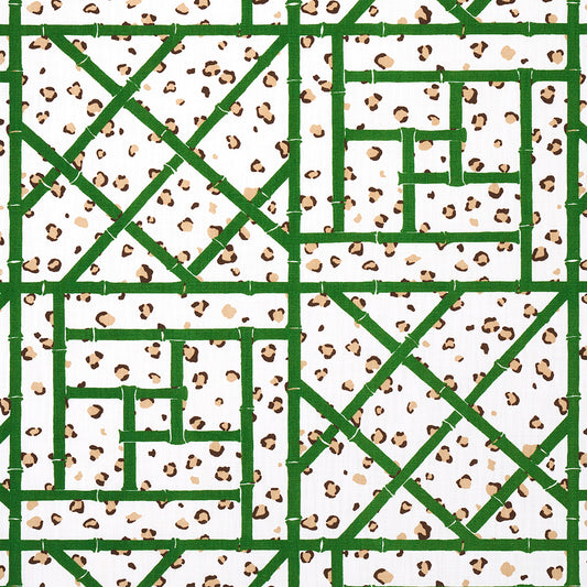 SCHUMACHER  CRISTINA BUCKLEY FANCY BEAST INDOOR/ OUTDOOR PRINTS,HIGH PERFORMANCE,INDOOR/OUTDOOR PRINTS,HIGH PERFORMANCE,INDOOR/OUTDOOR SAFARI GREEN   - 180950