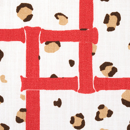 SCHUMACHER  CRISTINA BUCKLEY FANCY BEAST INDOOR/ OUTDOOR PRINTS,HIGH PERFORMANCE,INDOOR/OUTDOOR PRINTS,HIGH PERFORMANCE,INDOOR/OUTDOOR CORAL CHEETAH   - 180952