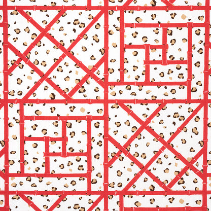 SCHUMACHER  CRISTINA BUCKLEY FANCY BEAST INDOOR/ OUTDOOR PRINTS,HIGH PERFORMANCE,INDOOR/OUTDOOR PRINTS,HIGH PERFORMANCE,INDOOR/OUTDOOR CORAL CHEETAH   - 180952