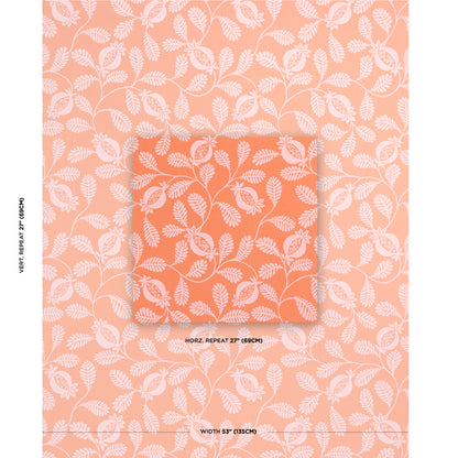 SCHUMACHER  INDOOR/OUTDOOR PRINTS LANZADERA VINE INDOOR/OUTDOOR   Melon   - 180992