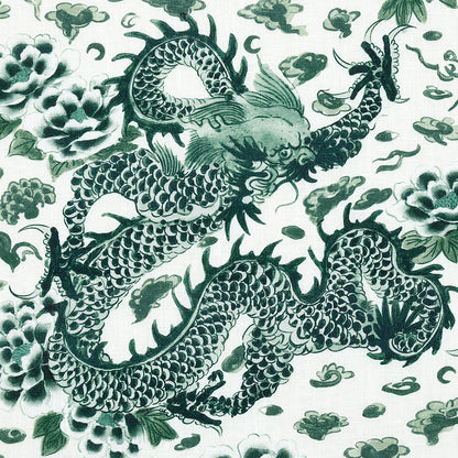 SCHUMACHER  MARY MCDONALD EMPRESS DRAGON PRINTS PRINTS EMERALD   - 181031