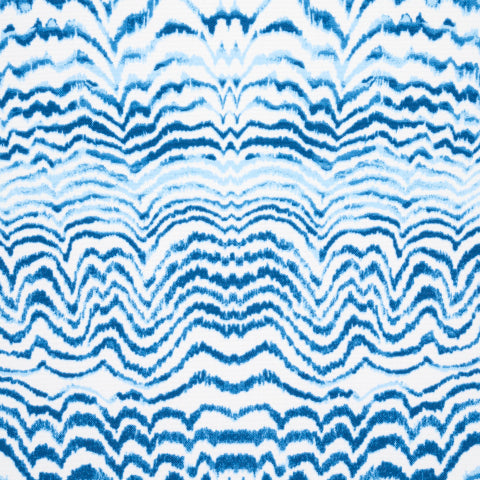 SCHUMACHER  TRINA TURK INK WAVE PRINT INDOOR/OUTDOOR   Indigo   - 181050