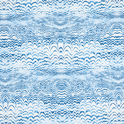 SCHUMACHER  TRINA TURK INK WAVE PRINT INDOOR/OUTDOOR   Indigo   - 181050