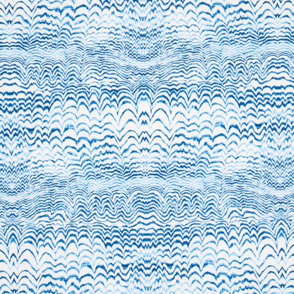 SCHUMACHER  TRINA TURK INK WAVE PRINT INDOOR/OUTDOOR   Indigo   - 181050