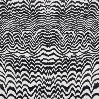 SCHUMACHER  TRINA TURK INK WAVE PRINT INDOOR/OUTDOOR   Black   - 181052