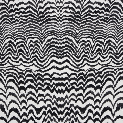 SCHUMACHER  TRINA TURK INK WAVE PRINT INDOOR/OUTDOOR   Black   - 181052