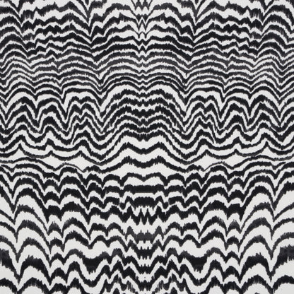 SCHUMACHER  TRINA TURK INK WAVE PRINT INDOOR/OUTDOOR   Black   - 181052