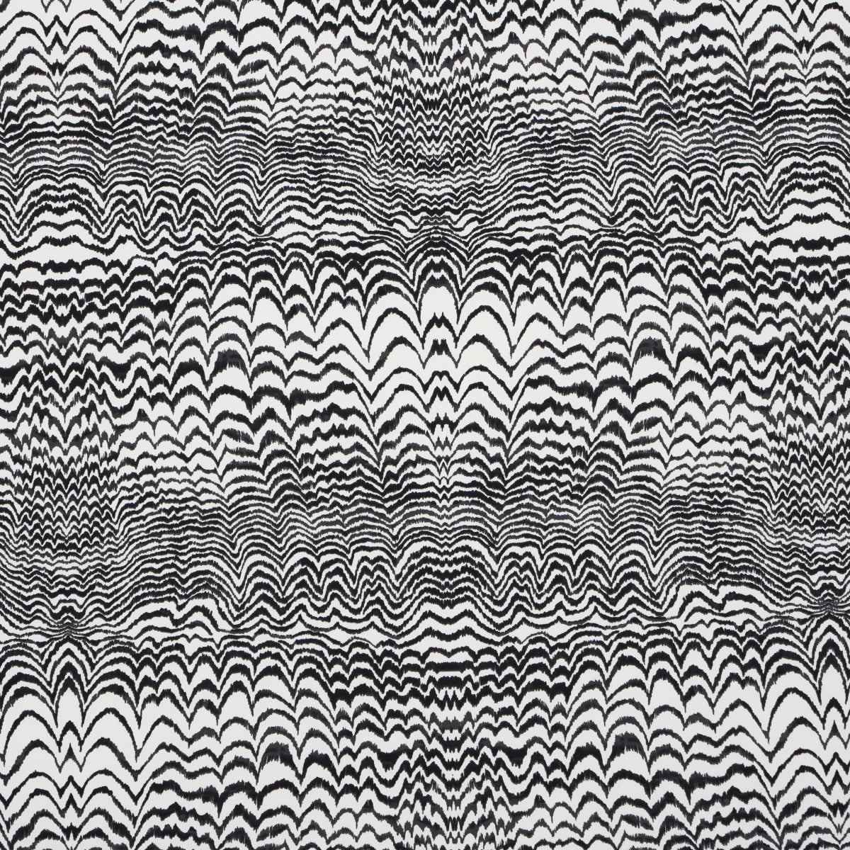 SCHUMACHER  TRINA TURK INK WAVE PRINT INDOOR/OUTDOOR   Black   - 181052