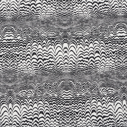 SCHUMACHER  TRINA TURK INK WAVE PRINT INDOOR/OUTDOOR   Black   - 181052