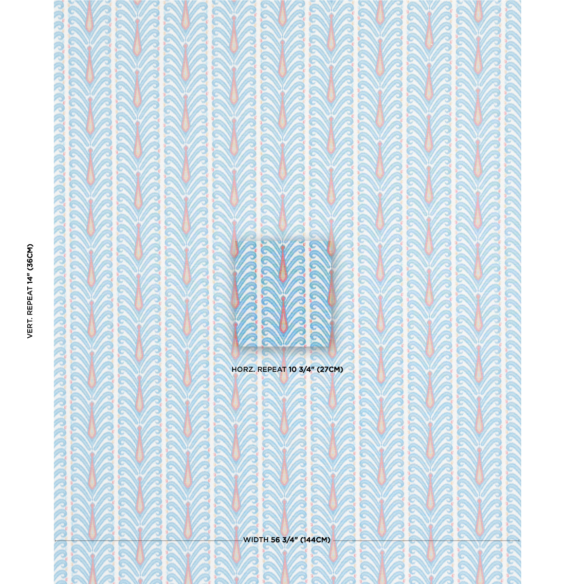 SCHUMACHER  IKATS AUGUSTINE IKAT PRINTS PRINTS PEACOCK   - 181270