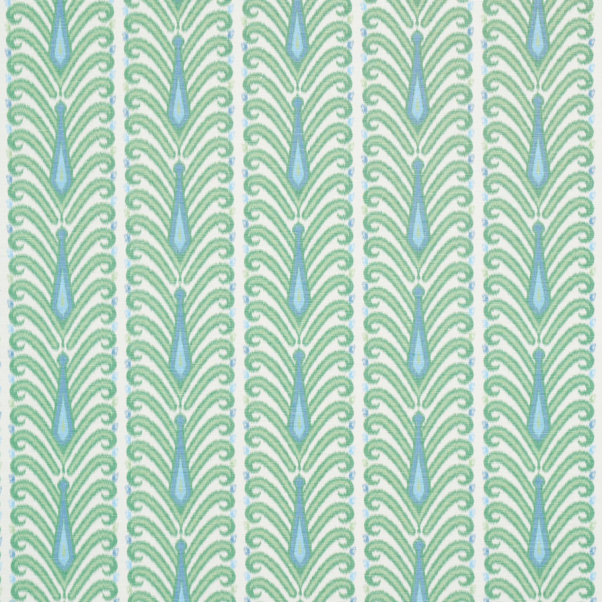 SCHUMACHER FABRIC  IKATS AUGUSTINE IKAT   LEAF   - 181271