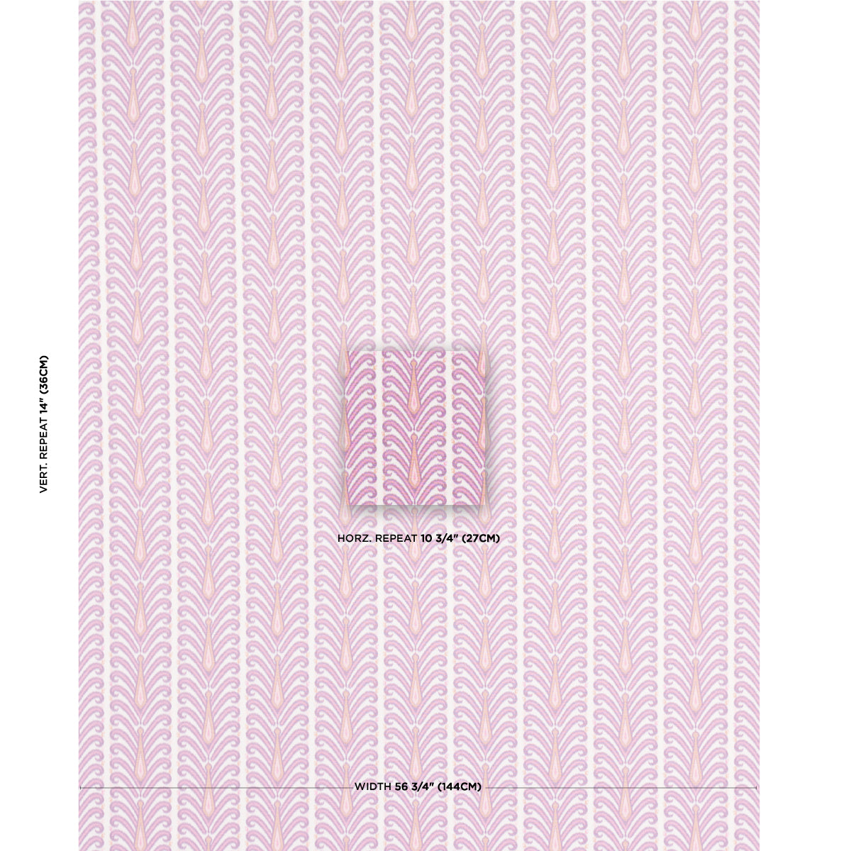 SCHUMACHER  IKATS AUGUSTINE IKAT PRINTS PRINTS FUCHSIA   - 181272