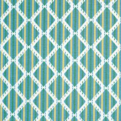 SCHUMACHER  IKATS KAI STRIPED IKAT PRINTS PRINTS GREEN   - 181291