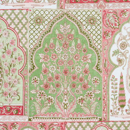 SCHUMACHER  JACARANDA  BARRA PALACE PRINTS PRINTS PINK , GREEN   - 181312