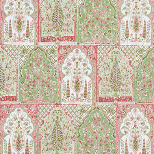 SCHUMACHER  JACARANDA  BARRA PALACE PRINTS PRINTS PINK , GREEN   - 181312