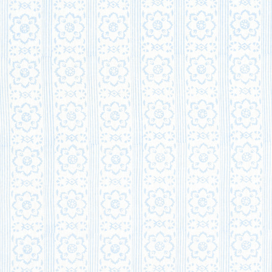 SCHUMACHER  JACARANDA SUNDA HAND BLOCKED PRINT PRINTS PRINTS SKY   - 181320