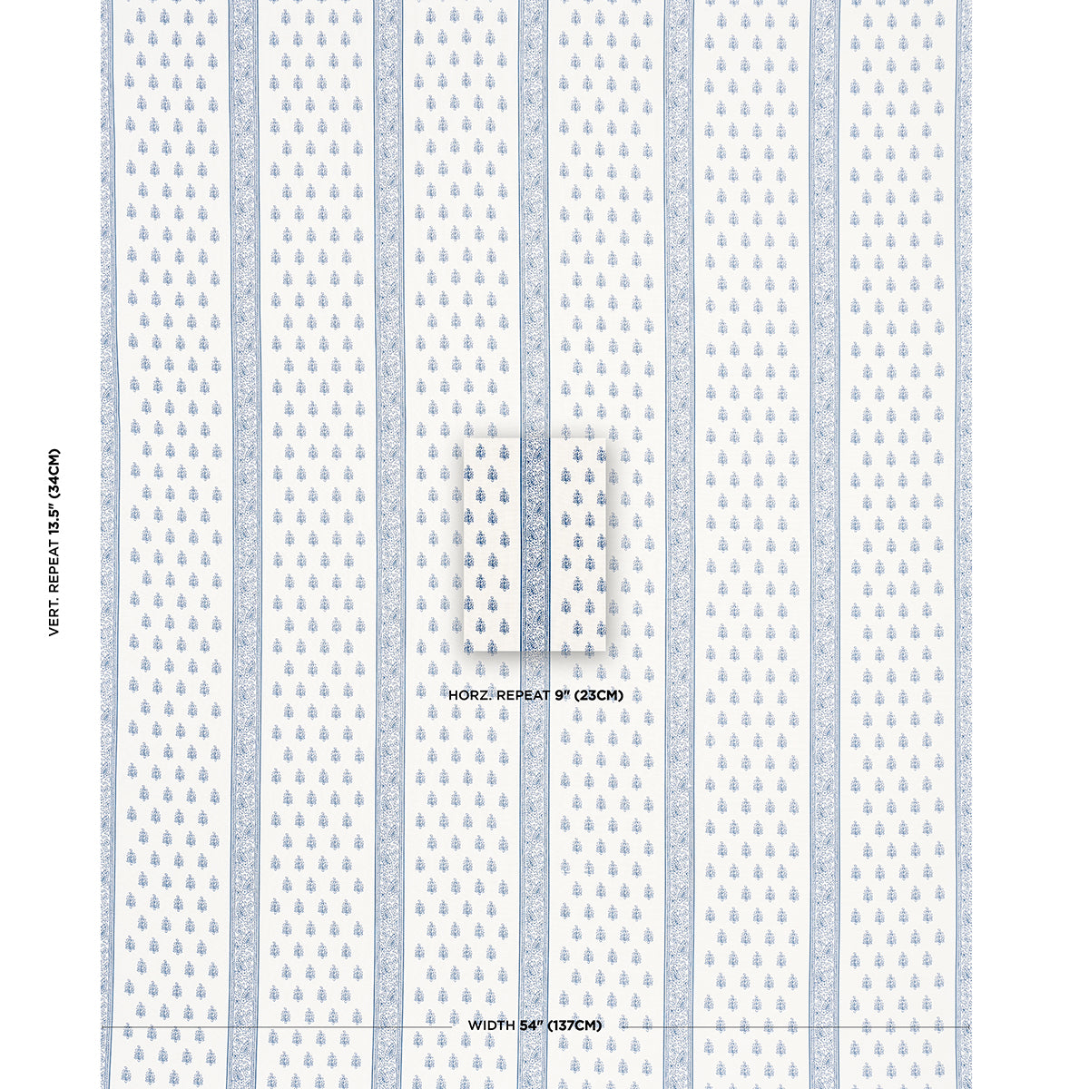 SCHUMACHER  JACARANDA KATSURA STRIPE PRINTS PRINTS DELFT   - 181330