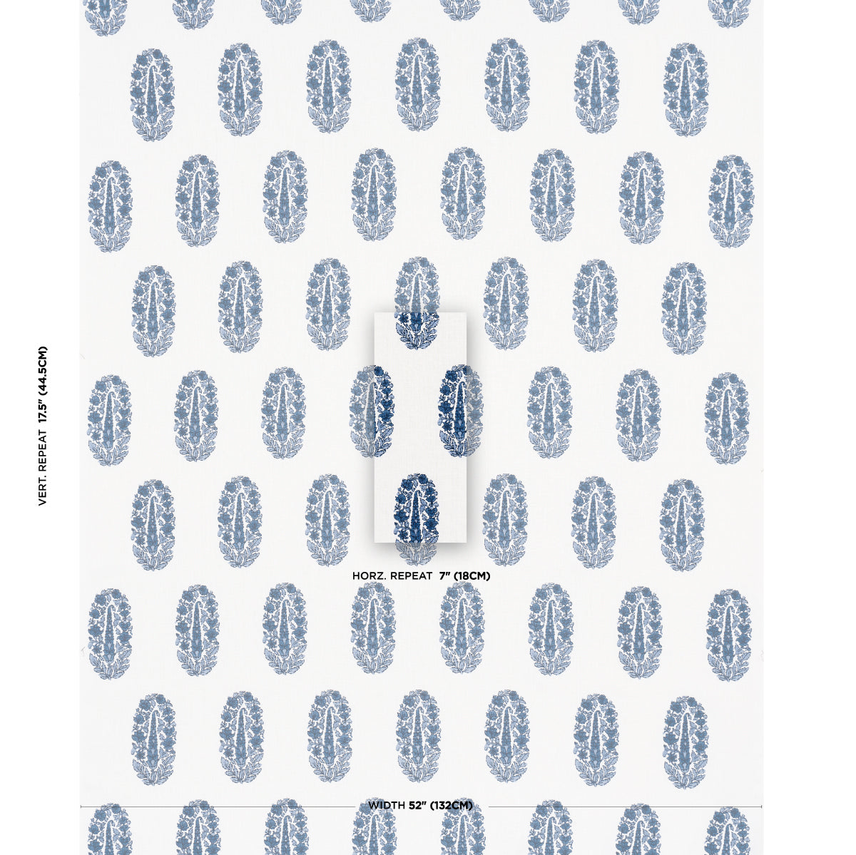 SCHUMACHER  JACARANDA ASKANDRA FLOWER PRINTS PRINTS DELFT   - 181361