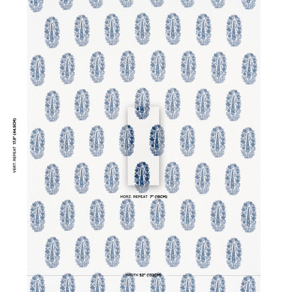 SCHUMACHER  JACARANDA ASKANDRA FLOWER PRINTS PRINTS DELFT   - 181361