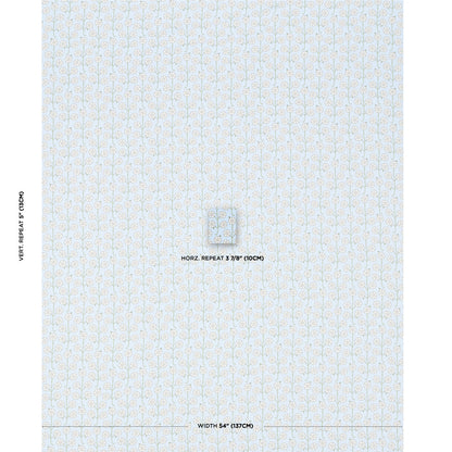 SCHUMACHER  NEISHA CROSLAND GARDENIA PRINTS PRINTS EGG BLUE   - 181400