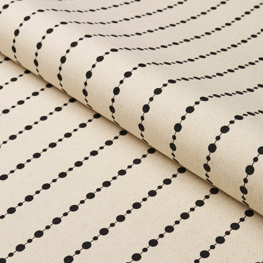SCHUMACHER  NEISHA CROSLAND BEADED STRIPE   Black And Cream   - 181430