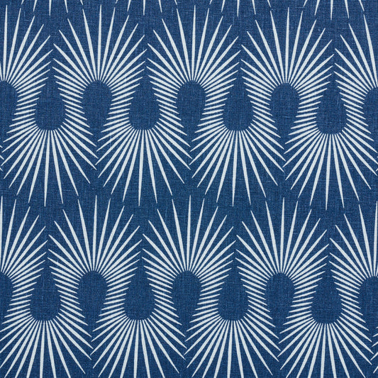 SCHUMACHER  NEISHA CROSLAND HEDGEHOG PRINTS PRINTS DENIM WHITE   - 181450