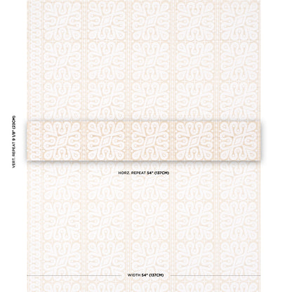 SCHUMACHER  CELERIE KEMBLE BORNEO SILK SILKS & SATIN SILKS & SATIN WHITE   - 181471