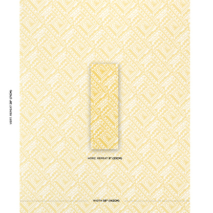 SCHUMACHER  DRUSUS TABOR TOPSY TURVY PRINTS PRINTS CITRON   - 181490