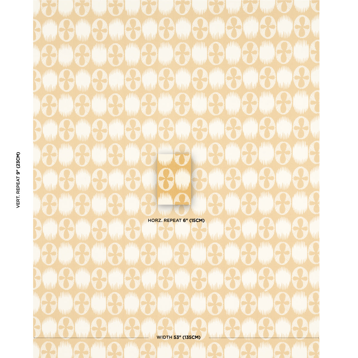 SCHUMACHER  DRUSUS TABOR LUNARIA   Ochre   - 181512