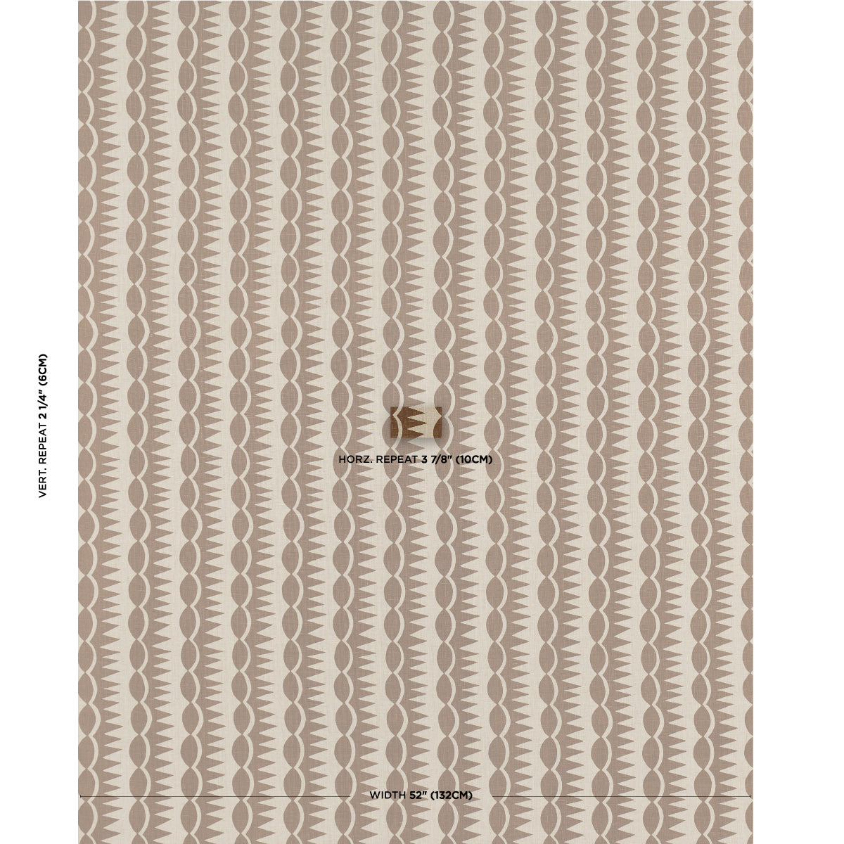 Beige gradient color swatch; smooth, rectangular card with warm nude tones.