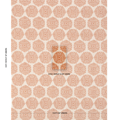 SCHUMACHER  DRUSUS TABOR GILDED STAR BLOCK PRINT PRINTS PRINTS CINNAMON   - 181540