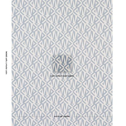 SCHUMACHER  EARTH AND SKY AMERO PRINTS PRINTS SLATE BLUE   - 181641