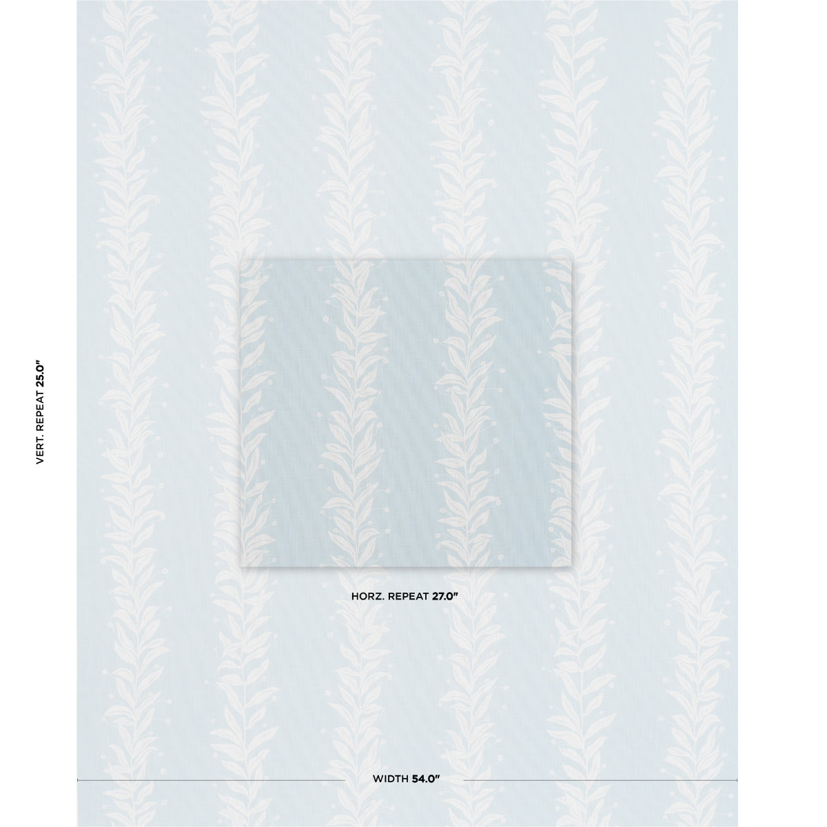 SCHUMACHER  MARIAN MCEVOY TENDRIL STRIPE INDOOR/OUTDOOR PRINTS,INDOOR/OUTDOOR,HIGH PERFORMANCE PRINTS,INDOOR/OUTDOOR,HIGH PERFORMANCE SKY   - 181670