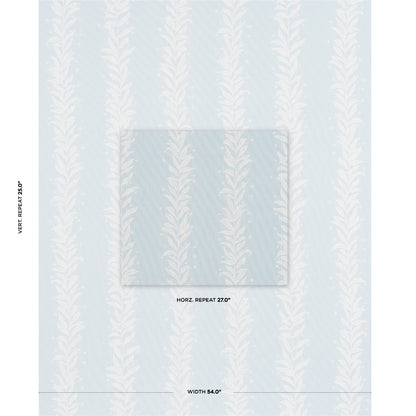 SCHUMACHER  MARIAN MCEVOY TENDRIL STRIPE INDOOR/OUTDOOR PRINTS,INDOOR/OUTDOOR,HIGH PERFORMANCE PRINTS,INDOOR/OUTDOOR,HIGH PERFORMANCE SKY   - 181670