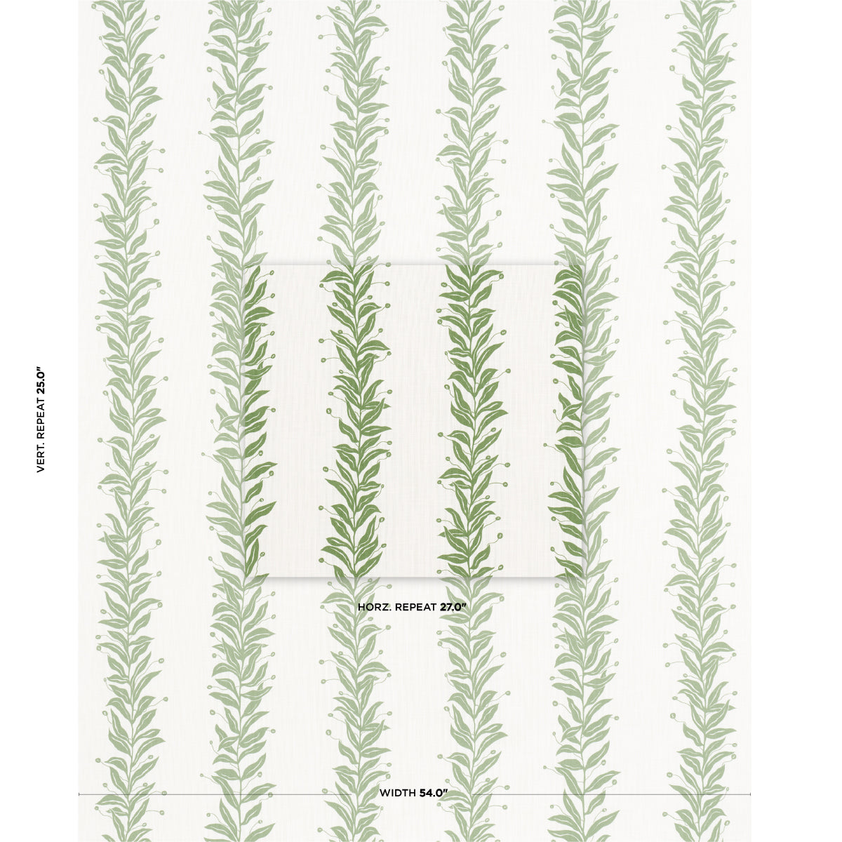 SCHUMACHER  MARIAN MCEVOY TENDRIL STRIPE INDOOR/OUTDOOR PRINTS,INDOOR/OUTDOOR,HIGH PERFORMANCE PRINTS,INDOOR/OUTDOOR,HIGH PERFORMANCE LEAF   - 181672