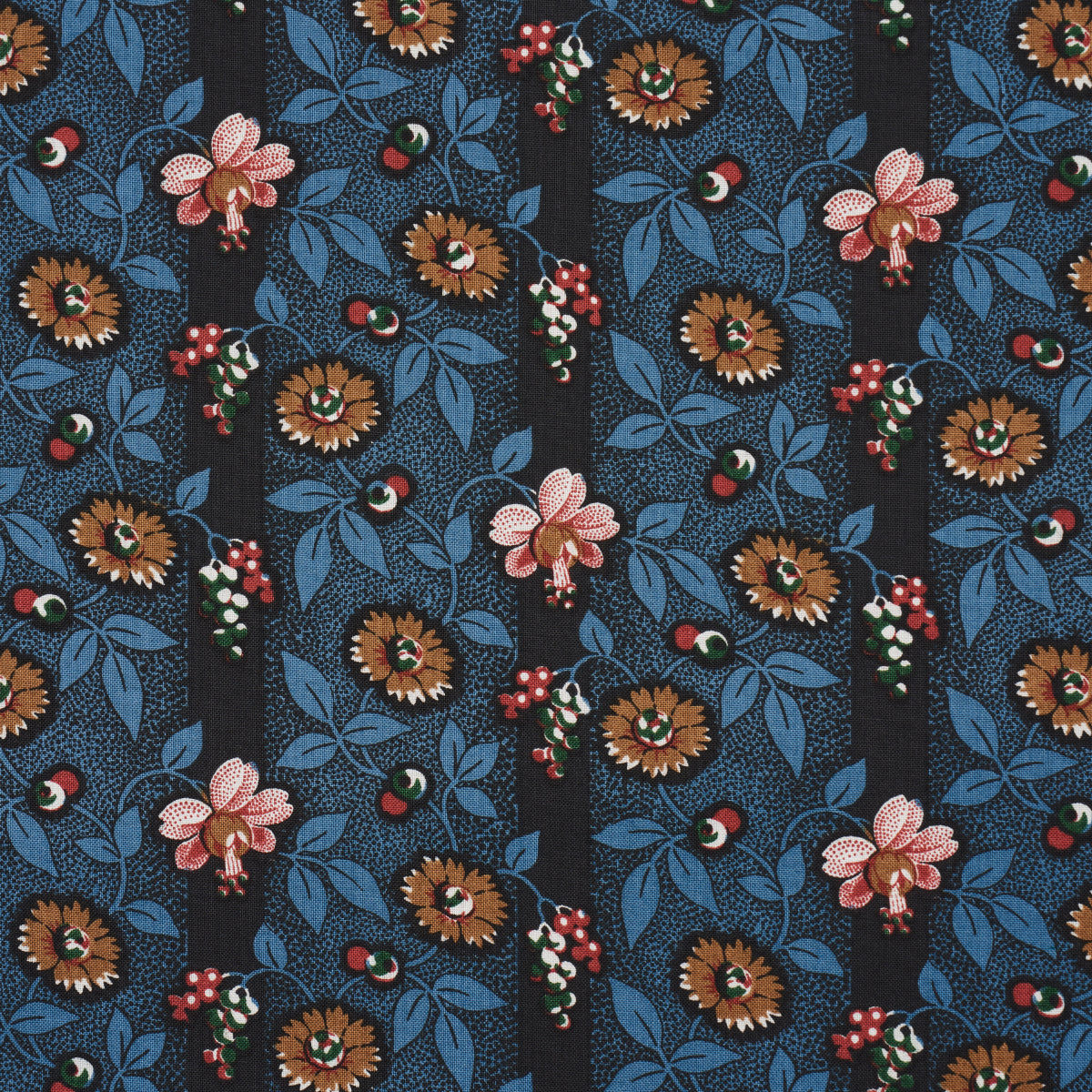 SCHUMACHER FABRIC  LE MAX LA RUE STRIPE   MIDNIGHT   - 181700