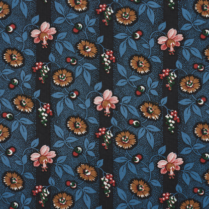 SCHUMACHER FABRIC  LE MAX LA RUE STRIPE   MIDNIGHT   - 181700