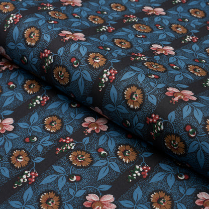 SCHUMACHER FABRIC  LE MAX LA RUE STRIPE   MIDNIGHT   - 181700