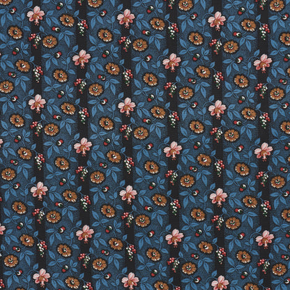 SCHUMACHER FABRIC  LE MAX LA RUE STRIPE   MIDNIGHT   - 181700