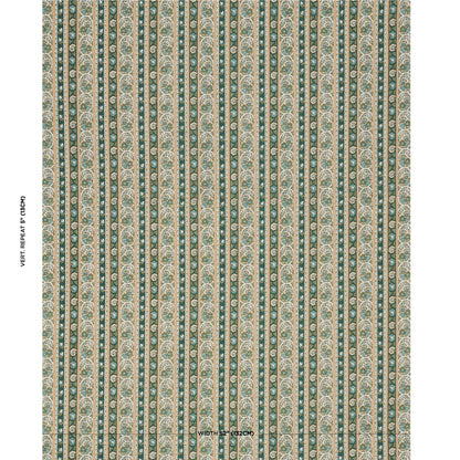 SCHUMACHER  LE MAX INES PAISLEY PRINTS PRINTS MINERAL , TEAL   - 181751