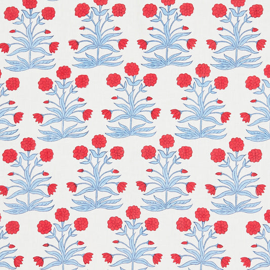 SCHUMACHER  MOLLY MAHON MUGHAL HAND BLOCK PRINT PRINTS PRINTS CRIMSON SKY   - 181780