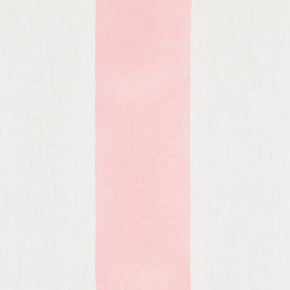 SCHUMACHER FABRIC  MOLLY MAHON WIDE HAND BLOCK STRIPE   PINK   - 181811