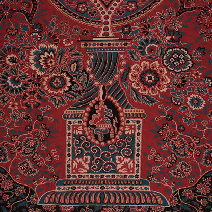 SCHUMACHER  LE MAX COLMERY PAISLEY PANEL PRINTS PRINTS ROUGE   - 181822