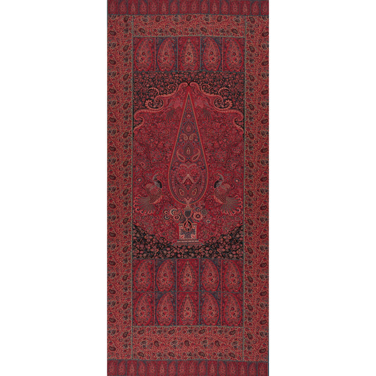 SCHUMACHER  LE MAX COLMERY PAISLEY PANEL PRINTS PRINTS ROUGE   - 181822