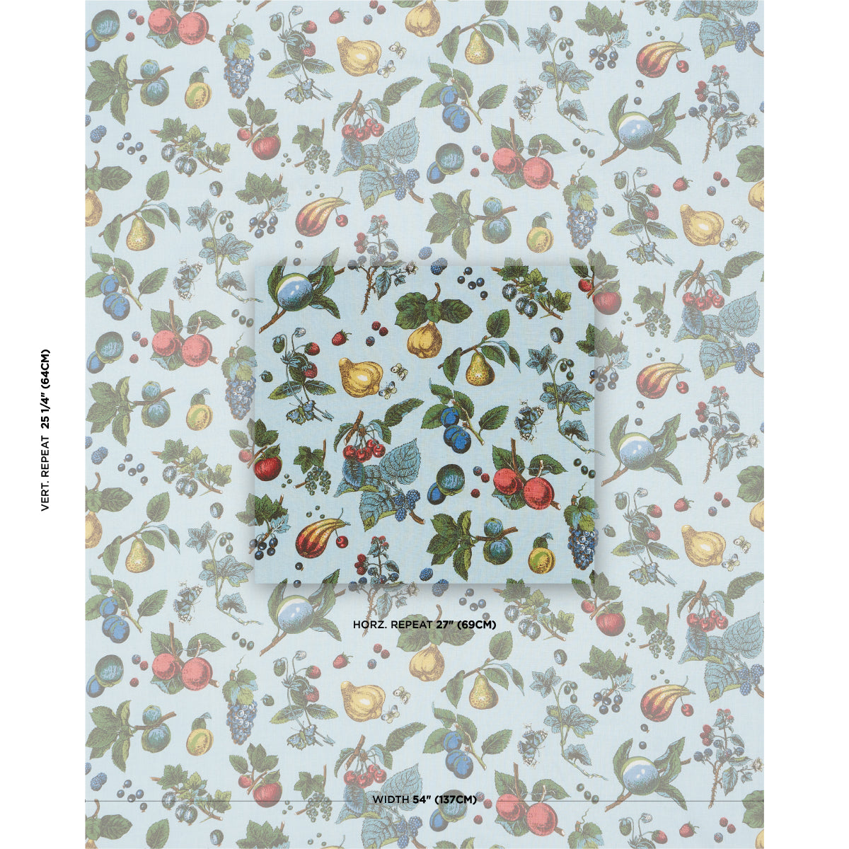 SCHUMACHER  SCHUMACHER CLASSICS BERRY GROVE PRINTS PRINTS SKY   - 181891