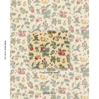 SCHUMACHER  SCHUMACHER CLASSICS BERRY GROVE PRINTS PRINTS BUTTER   - 181892