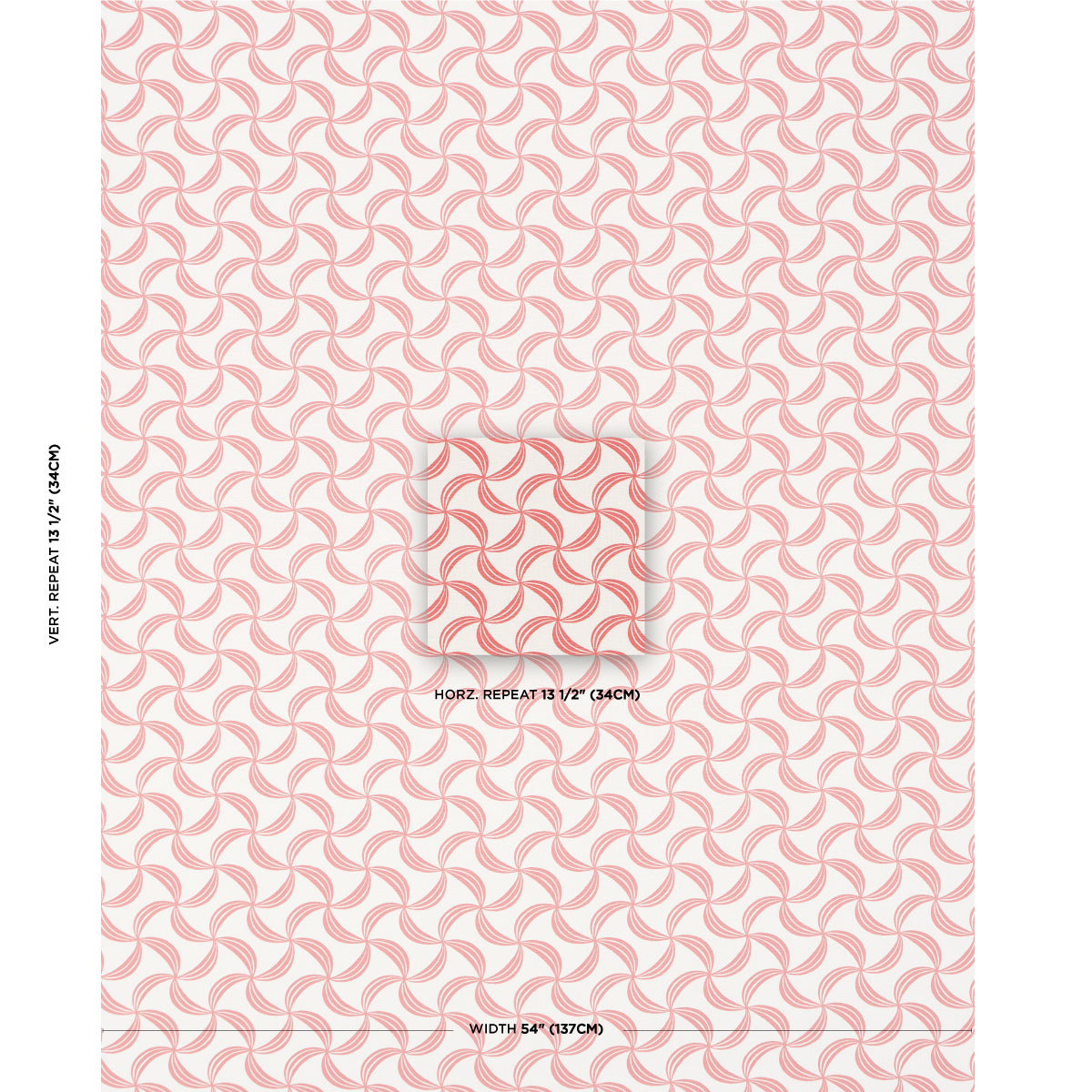 SCHUMACHER  DOMINO EFFECT AMBROSIA   Coral   - 181921